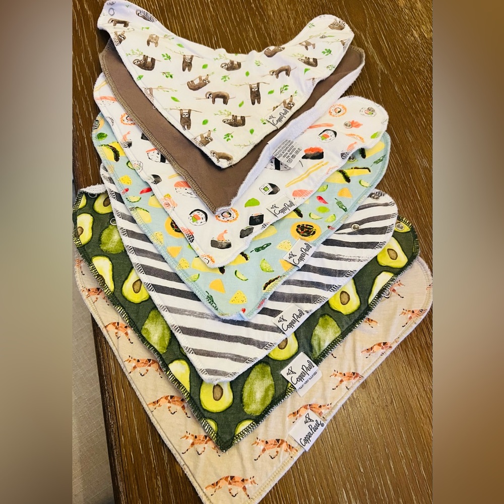 7 Copper Pearl Bibs